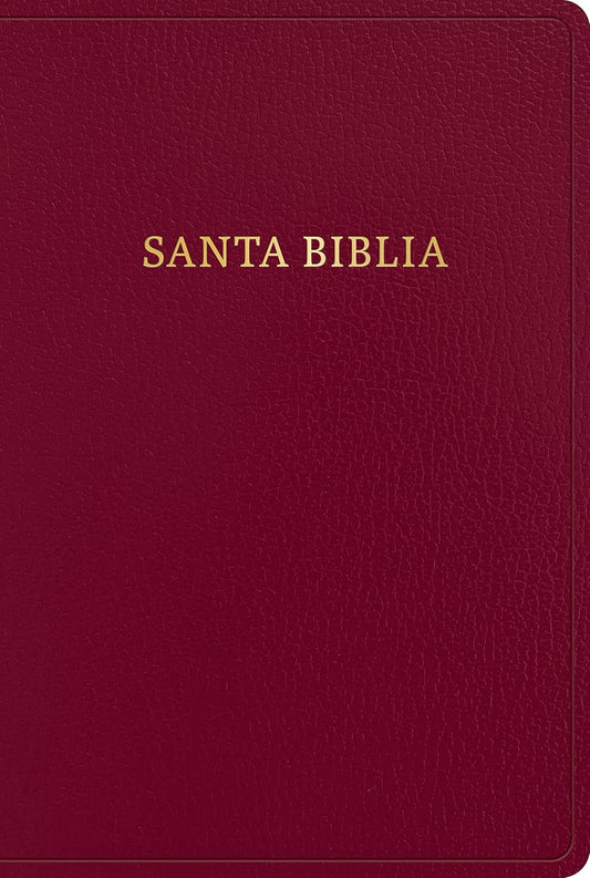 RVR 1960 Biblia Letra Gigante, Borgoña Imitación Piel