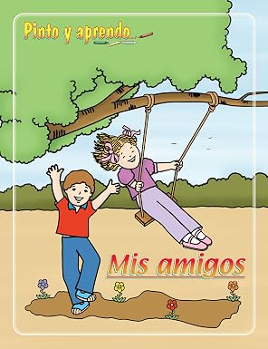 Pinto y Aprendo |  Mis Amigos | Libro para colorear