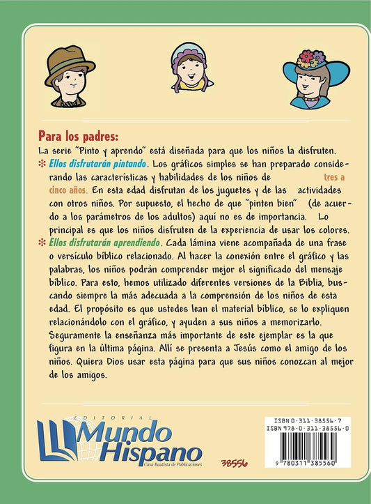 Pinto y Aprendo |  Mis Amigos | Libro para colorear