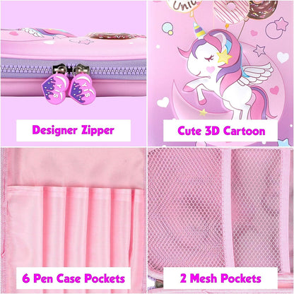 Cartuchera infantil unicornio | Rosa