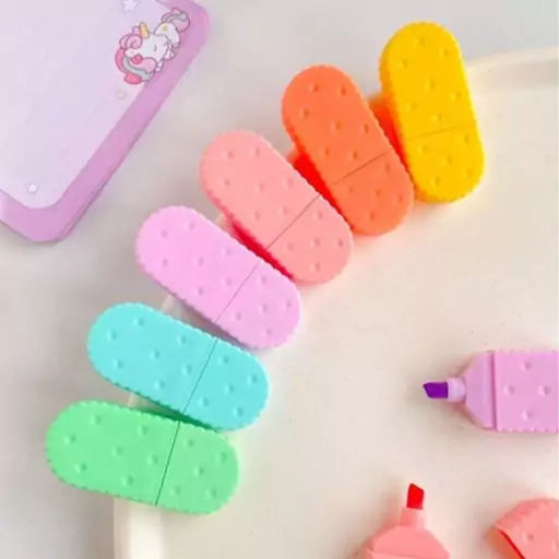 Pincel Marcador | Kit de 6 resaltadores mini