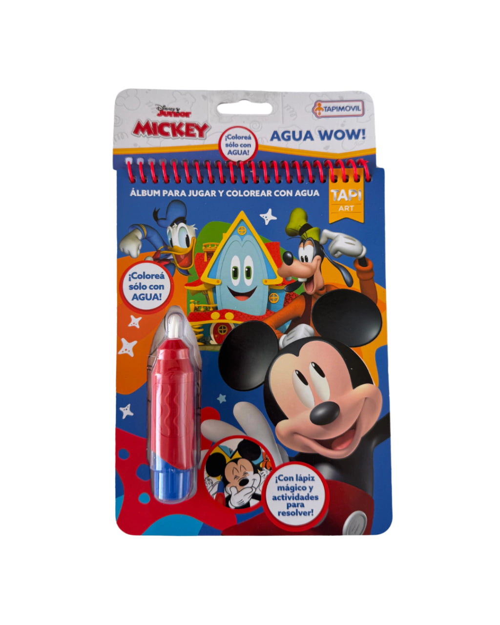 Mickey | Agua Wow | Libro para colorear con agua