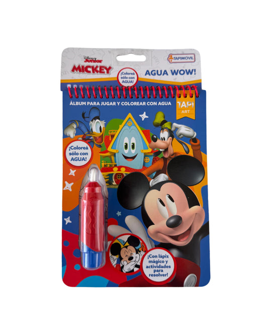 Mickey | Agua Wow | Libro para colorear con agua
