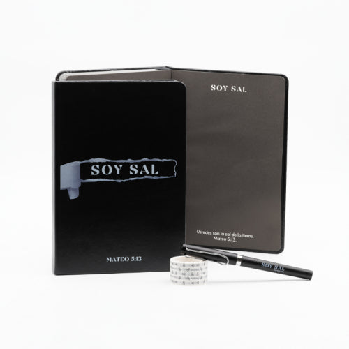 Libreta Soy Sal | Kit con bolígrafo y washi tape