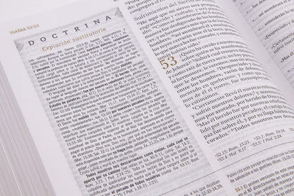Biblia de Estudio para Mujeres | RVR 1960 | Tela azul floreada