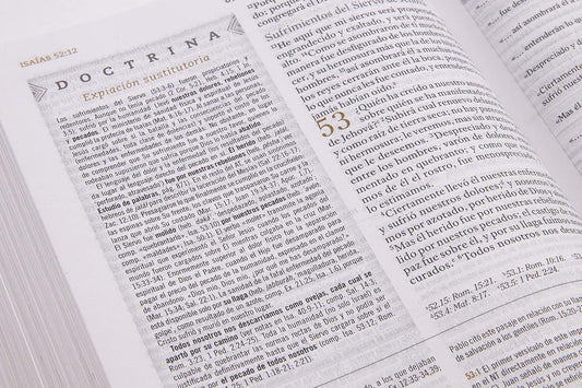 Biblia de Estudio para Mujeres | RVR 1960 | Tela azul floreada
