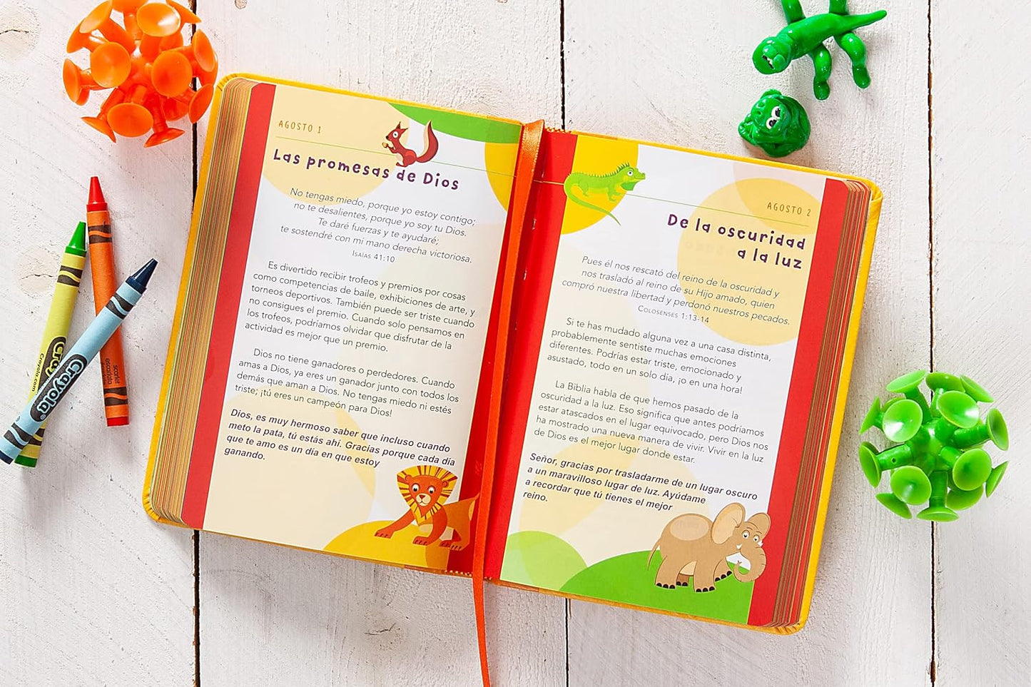 Mi tiempo con Dios para niños | Devocionario Infantil | Imitación de Cuero