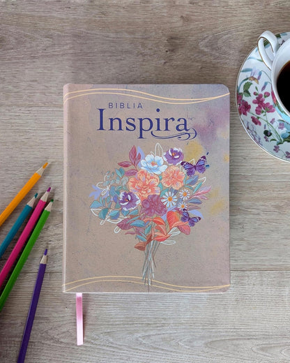 Biblia Inspira | NTV | Filament | Acuarela rosa | SentiPiel