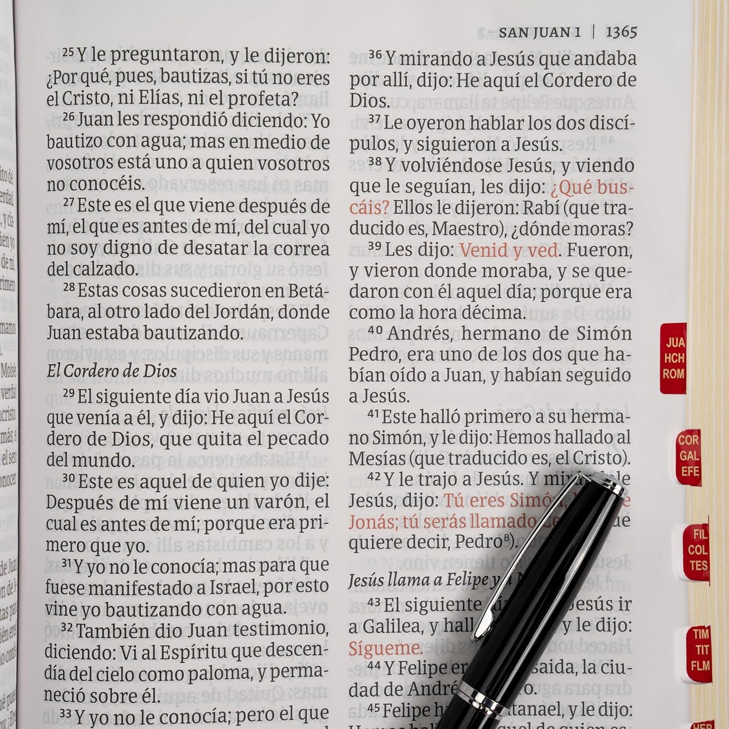 Santa Biblia | RVR 1960 | Letra gigante | Negro | Imitación piel | Con índice