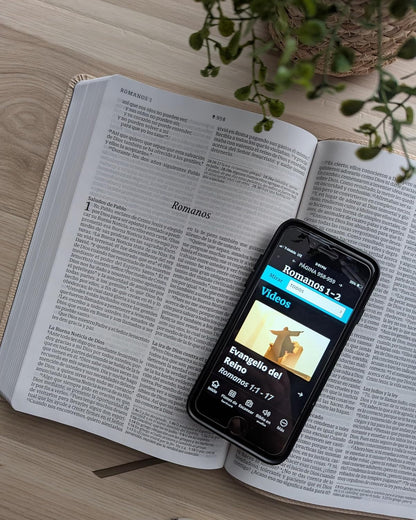 Biblia | NTV | Letra grande | Filament | SentiPiel café claro
