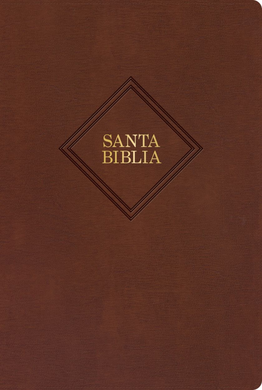 Biblia Reina Valera 1960 | Letra gigante | Piel fabricada café