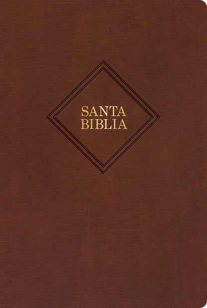 Biblia Reina Valera 1960 | Letra gigante | Piel fabricada café