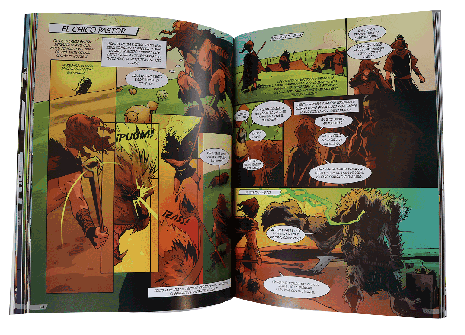 El Gran Libro de los Héroes de la Biblia |  Formato cómic