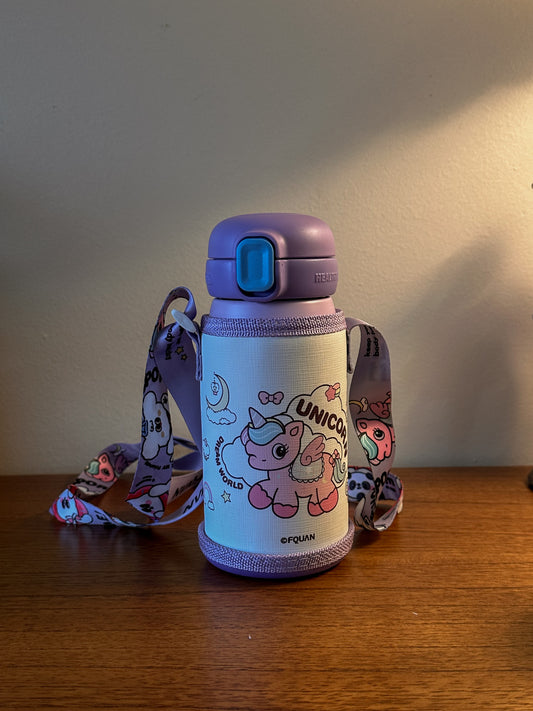 Botella Térmica Infantil Unicornio | Acero inoxidable | 530 ml