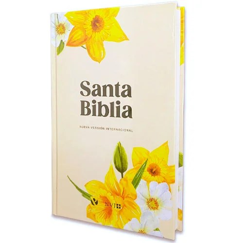 Biblia | NVI | Tapa dura amarilla floral | Español