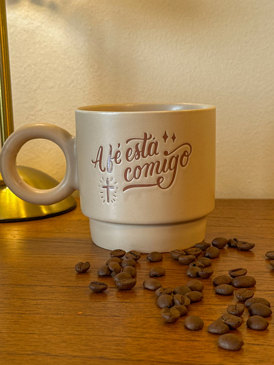 Taza | La fe está conmigo | Cerámica