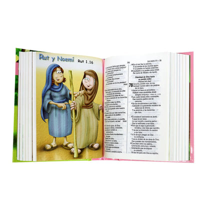 Biblia Amigos por Siempre | Tapa dura rosada