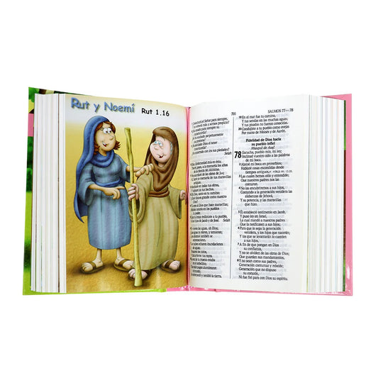 Biblia Amigos por Siempre | Tapa dura rosada