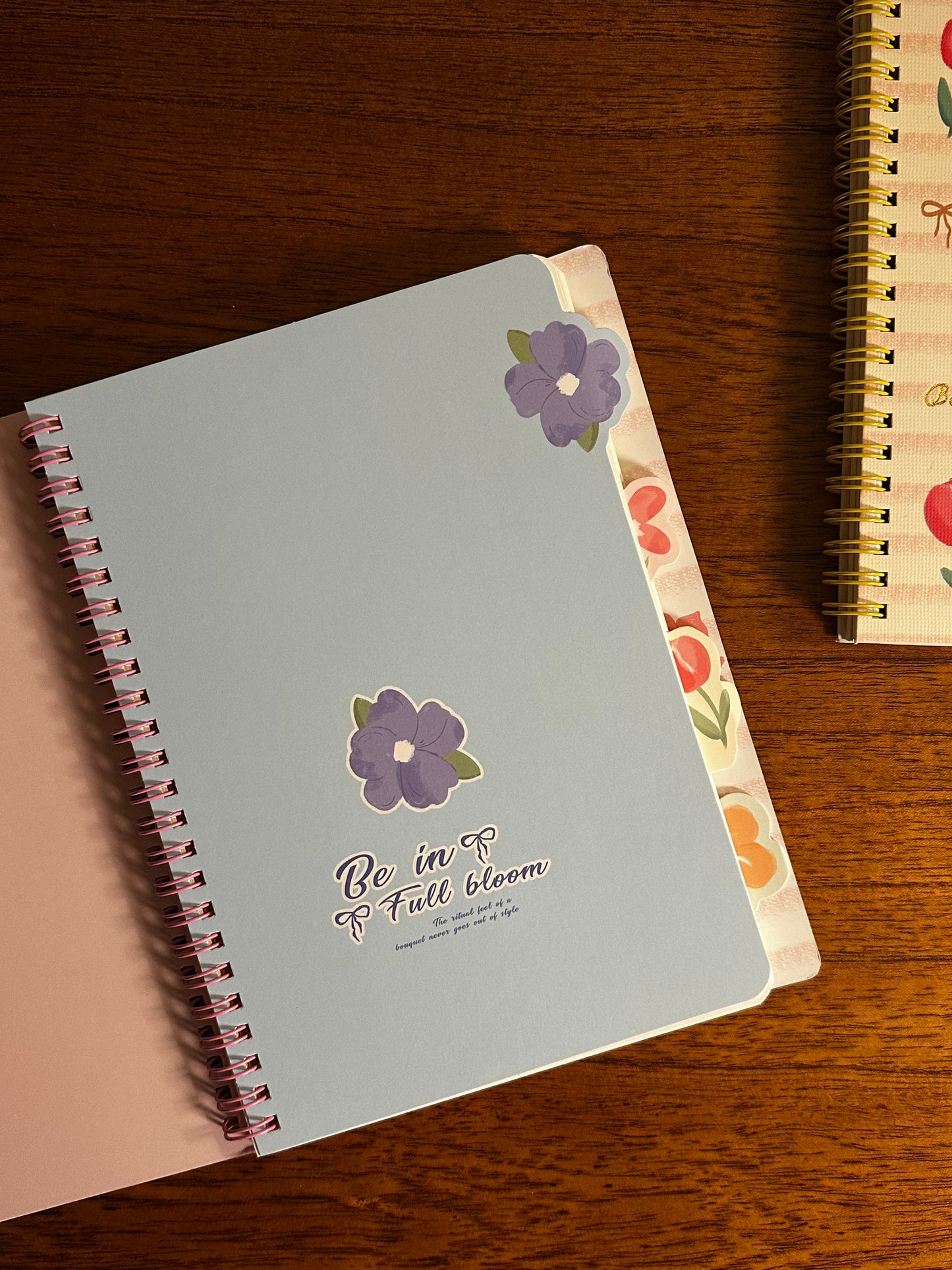 Cuaderno Floral rojo | Espiral