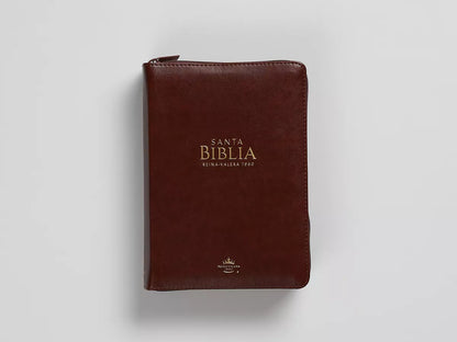Biblia Reina Valera 1960 | Letra grande 11 pts | Cierre | Café oscuro