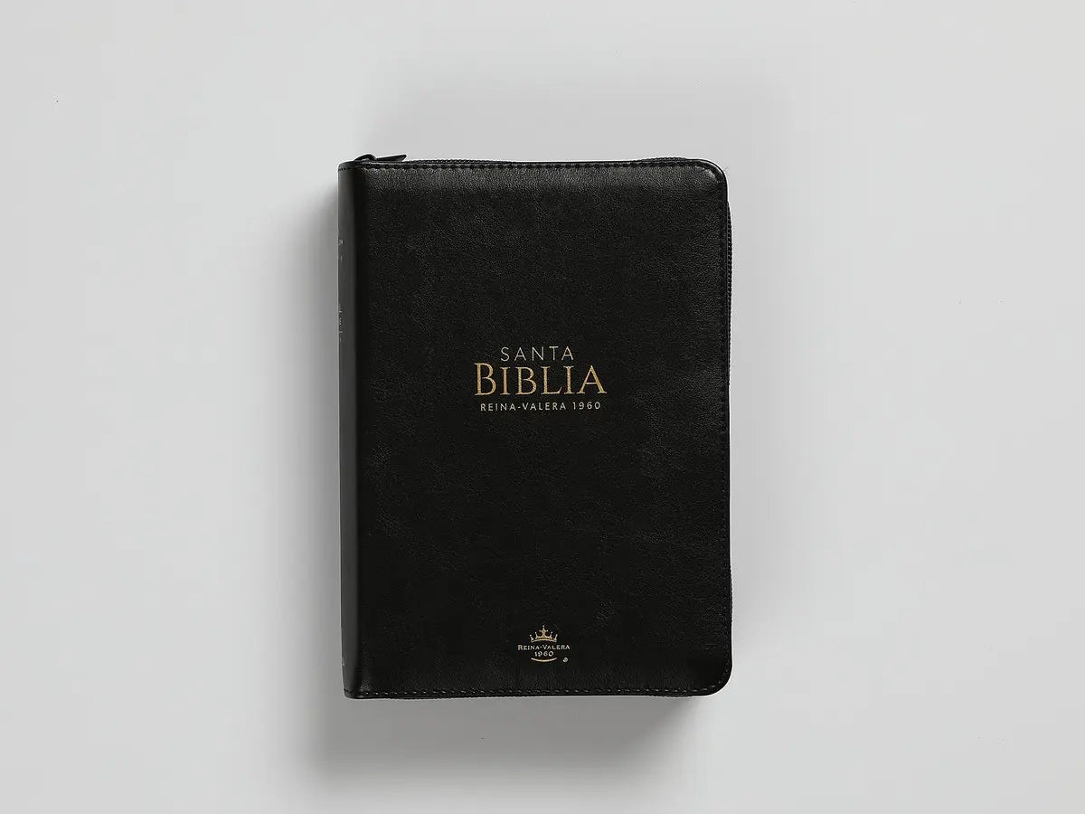 Biblia Reina Valera 1960 | Letra grande 11 pts | Cierre | Negro