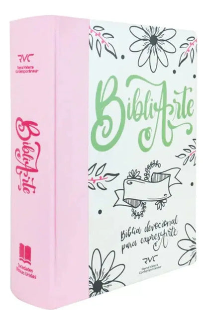 Biblia Devocional BibliArte | RVC | Tapa dura colorida | Letra grande 12 pts |