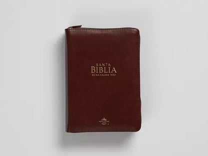 Biblia Reina Valera 1960 | Letra grande 11 pts | Cierre | Café oscuro