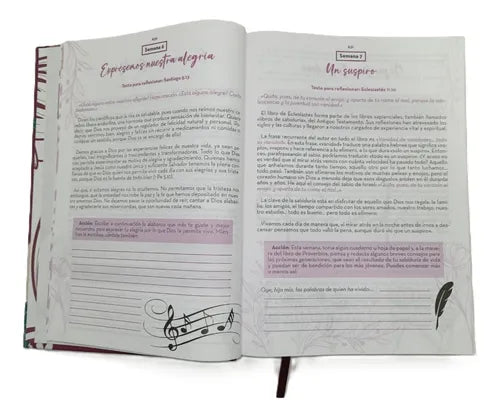 Biblia Adoro | Reina Valera 1960 | Letra grande 11 pts | Tapa dura flores