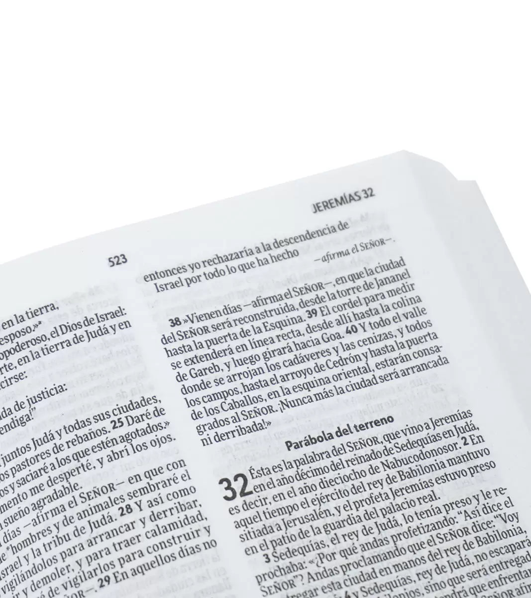 Biblia Ultrafina | Nueva Versión Internacional | Tapa Rústica Crema/Flores