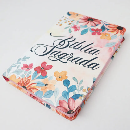 Bíblia Sagrada Flores | NTLH | Letra Normal | Capa Dura Ilustrada