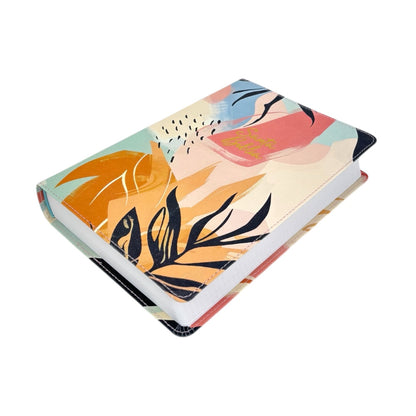 Biblia Reina Valera 1960 | Letra grande 12 pts | Tamaño manual | Símil piel multicolores | Español