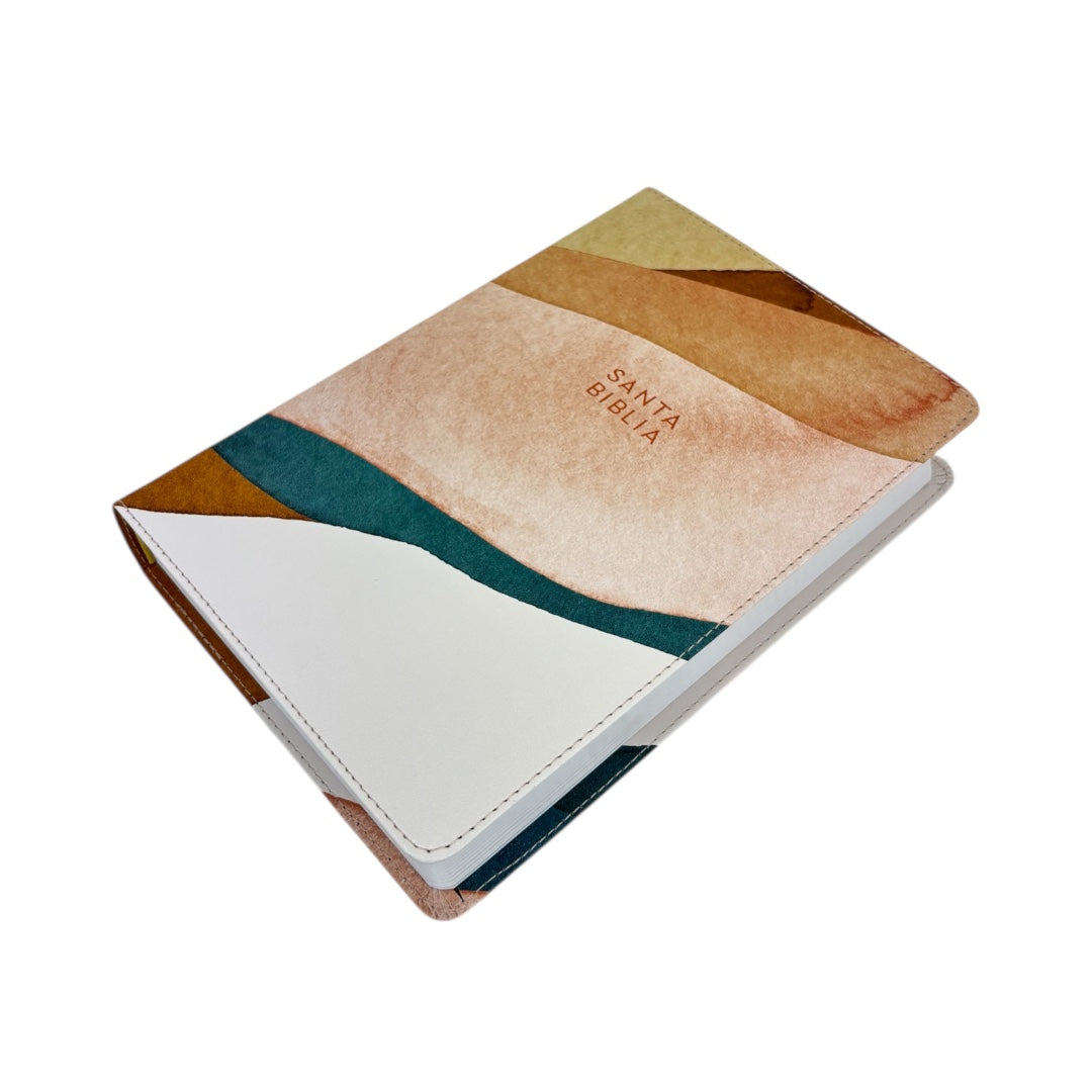 Biblia Reina Valera 1960 |  Manual | Símil piel acuarela
