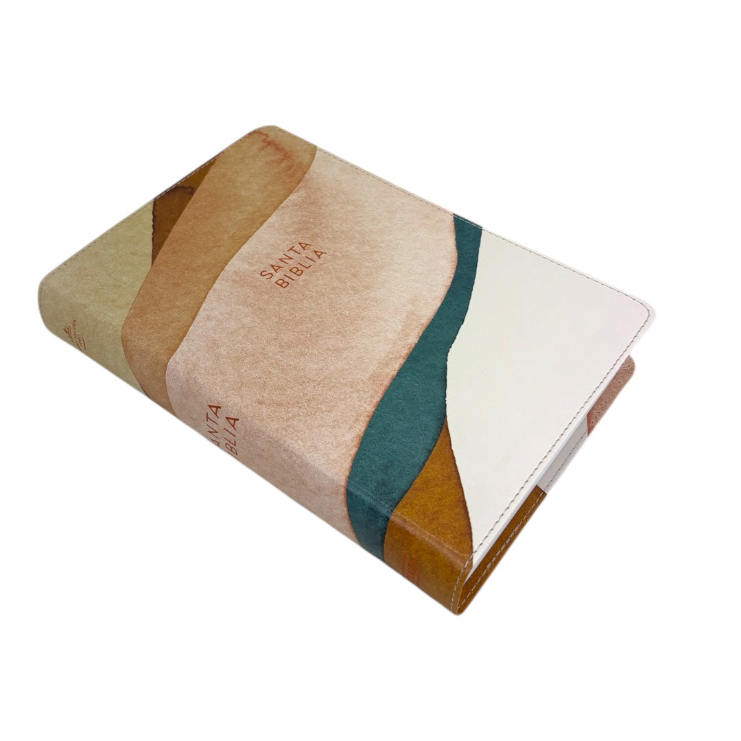 Biblia Reina Valera 1960 |  Manual | Símil piel acuarela
