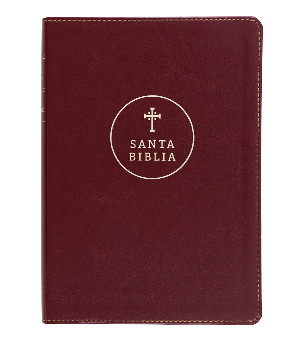 Santa Biblia | RVR 1960 | Ultrafina | Letra grande 10 pts | Imitación piel café rojizo