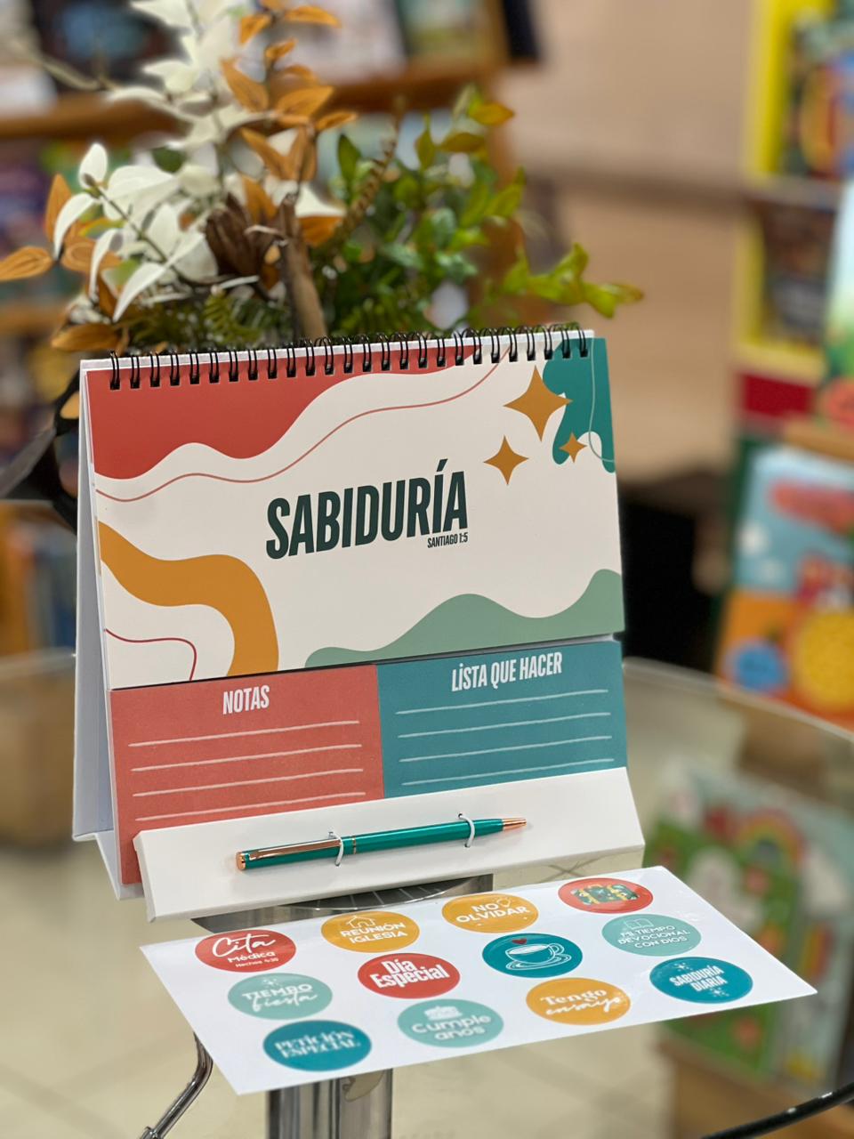 Planificador semanal | Con stickers + Bolígrafo  |  Sabiduría