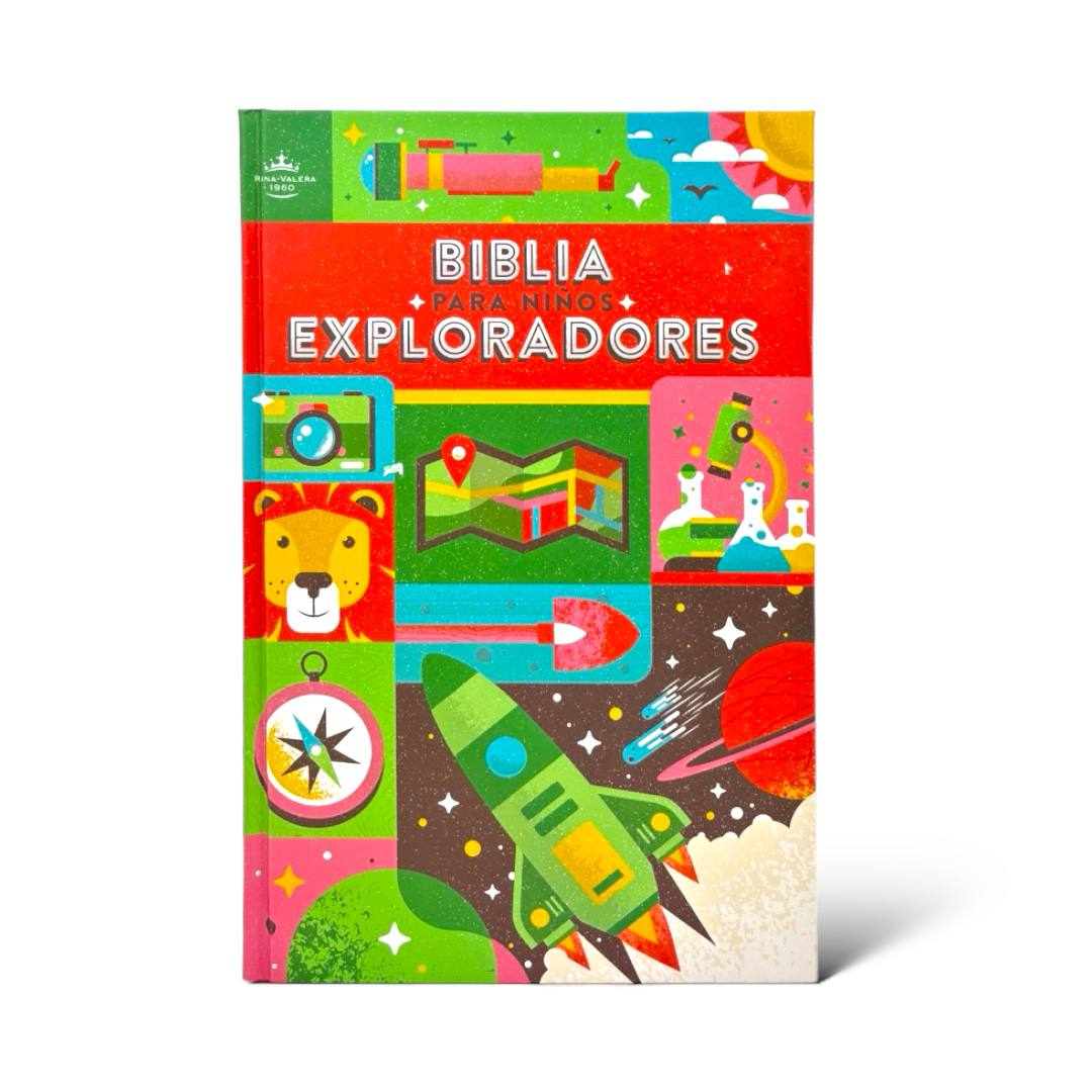 Biblia para Niños Exploradores | RVR 1960 | Ilustrada | Tapa dura | Recursos didácticos y arqueológicos