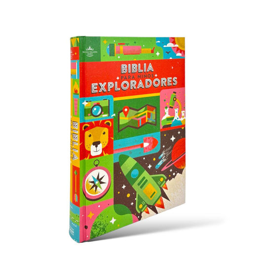 Biblia para Niños Exploradores | RVR 1960 | Ilustrada | Tapa dura | Recursos didácticos y arqueológicos