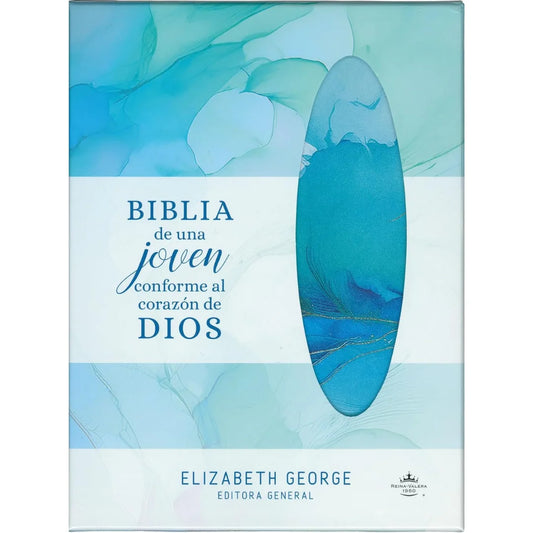 Biblia de una Joven conforme al corazón de Dios | RVR 1960 | Turquesa agua