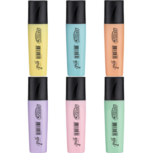 Marca-Texto BRW Soul Teen Pastel