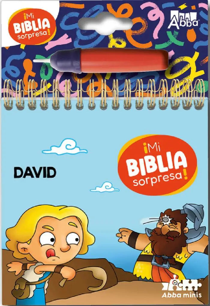 David | Libro para pintar con agua
