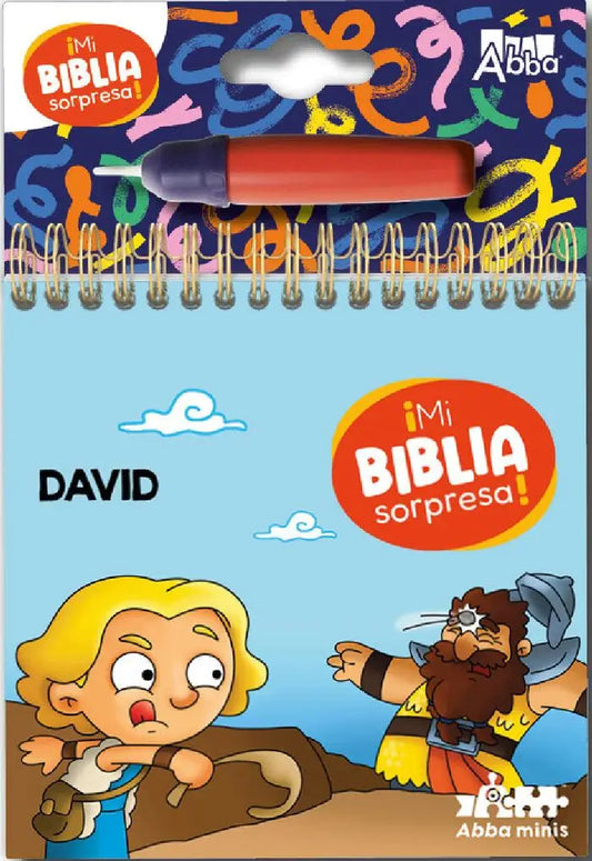 David | Libro para pintar con agua