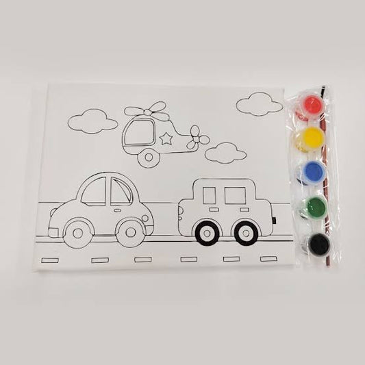 Kit de Pintura con Acuarelas | Tela para Colorear