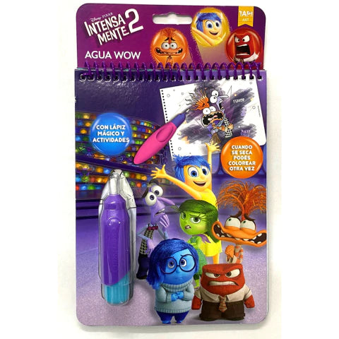 Intensamente 2 | Agua Wow | Libro para colorear con agua