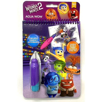 Intensamente 2 | Agua Wow | Libro para colorear con agua