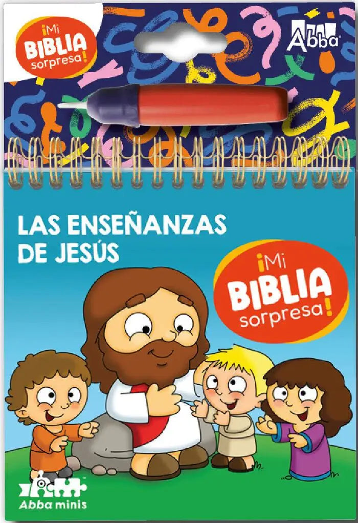 Las Enseñanzas de Jesús | Libro para pintar con agua