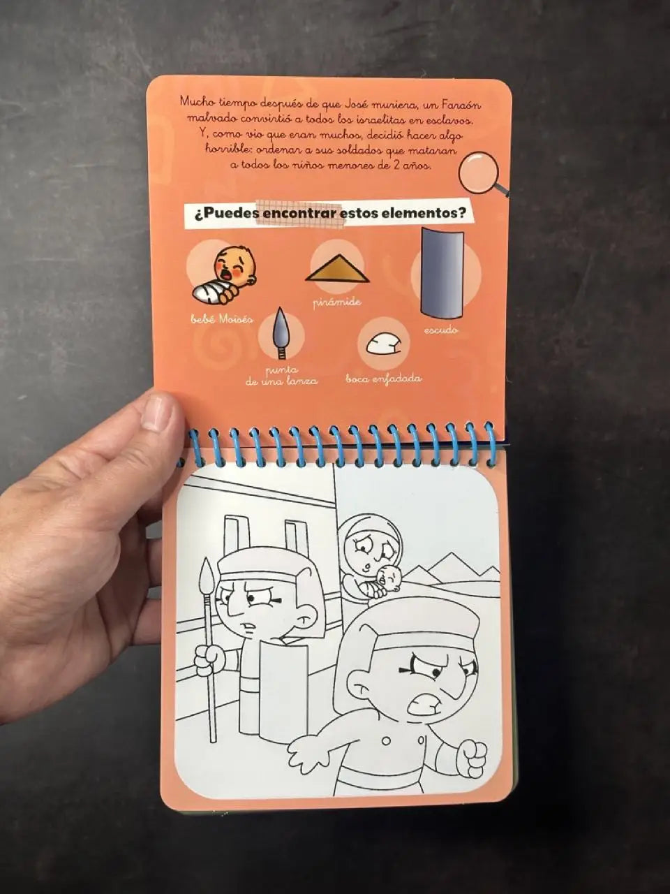 Moisés | Libro para pintar con agua