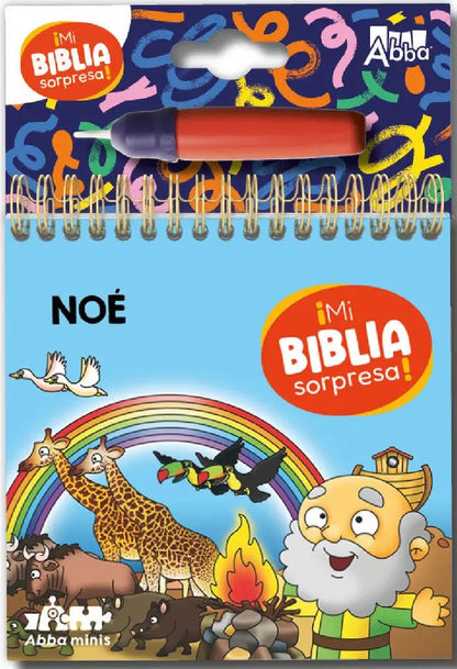 Noé | Libro para pintar con agua.