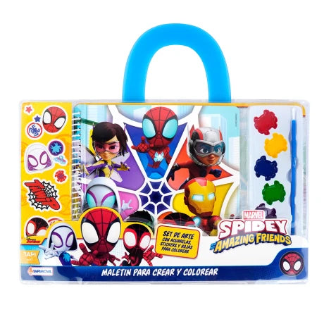 Maletín para Crear y Colorear Tapimovil | Acuarelas | Marvel